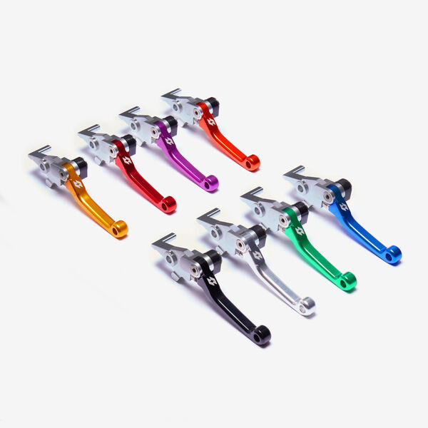 Full-E Charged Adjustable Brake Levers for Ultra Bee Purple