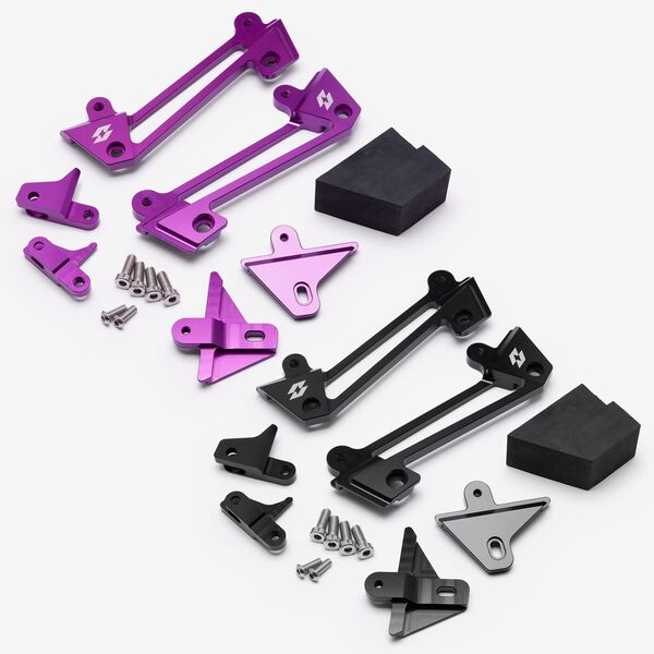 Full-E Charged Black Seat Lift Kit Aluminium