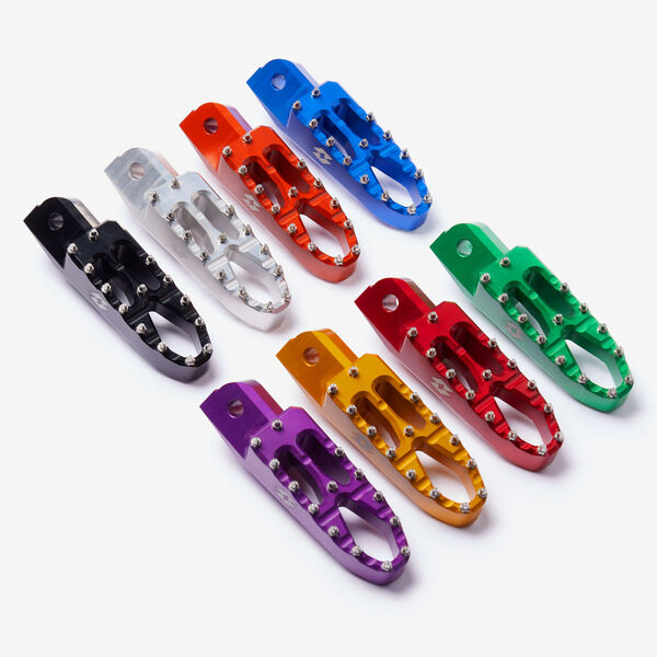 Full-E Charged Pillion Footpeg Set Purple