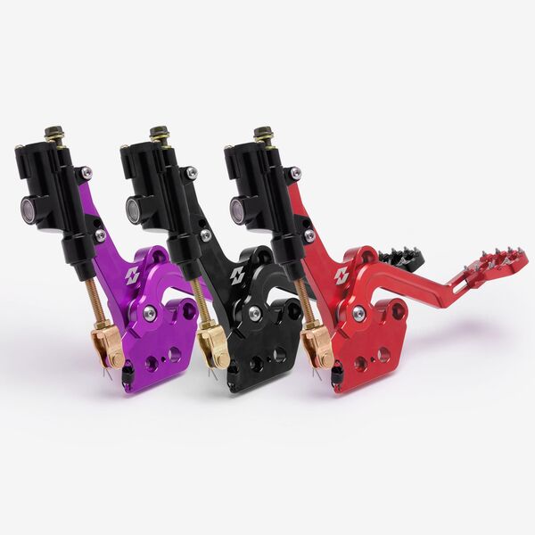 Full-E Charged Rear Hydraulic Foot Brake Purple