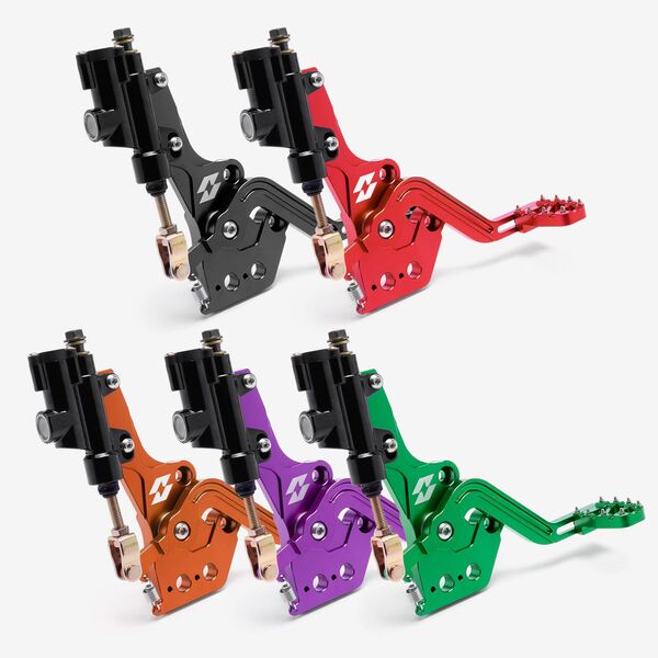 Full-E Charged Rear Hydraulic Foot Brake Green