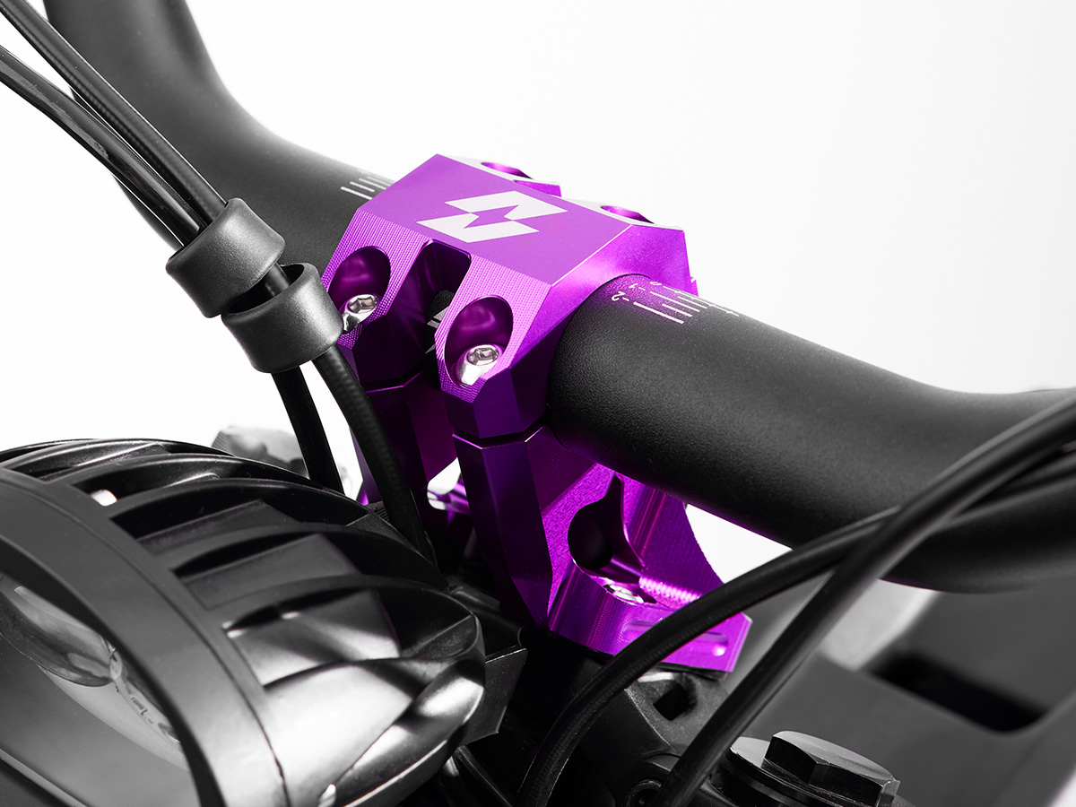 Purple handlebars hot sale