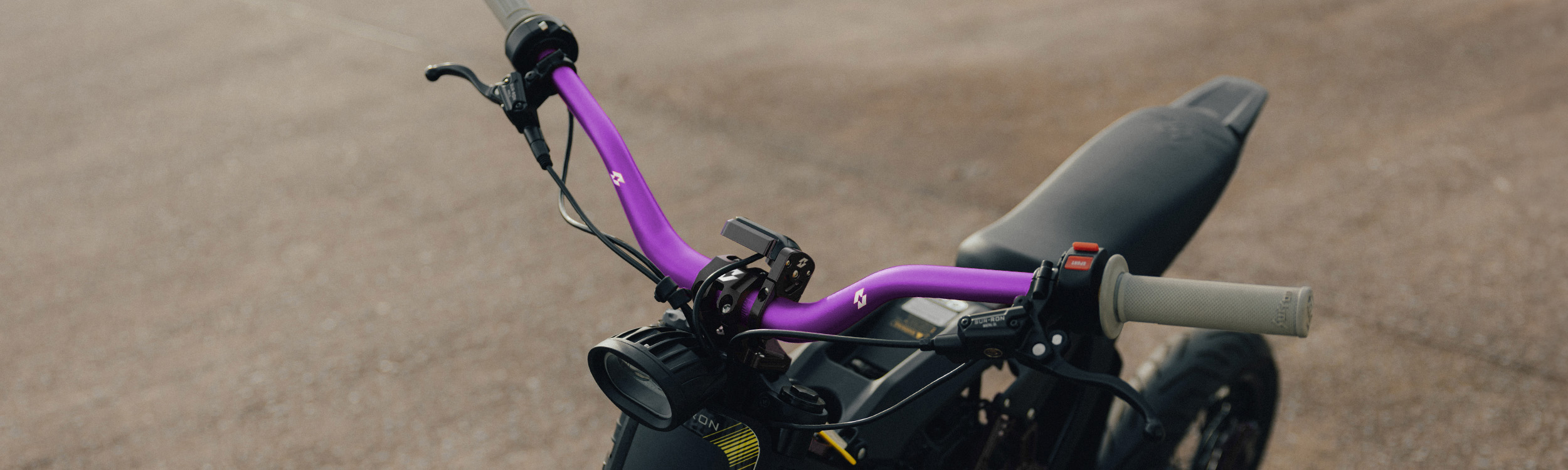 Full-E Charged High-Rise Handlebar 31.8mm Purple