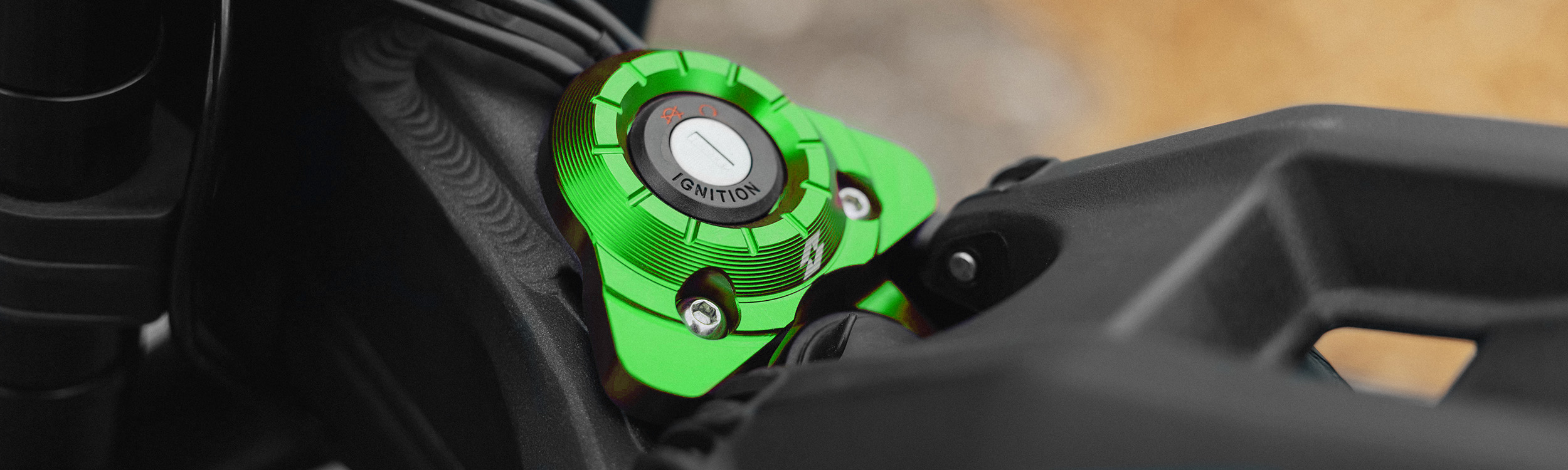 Full-E Charged Ignition Mount Plate Green