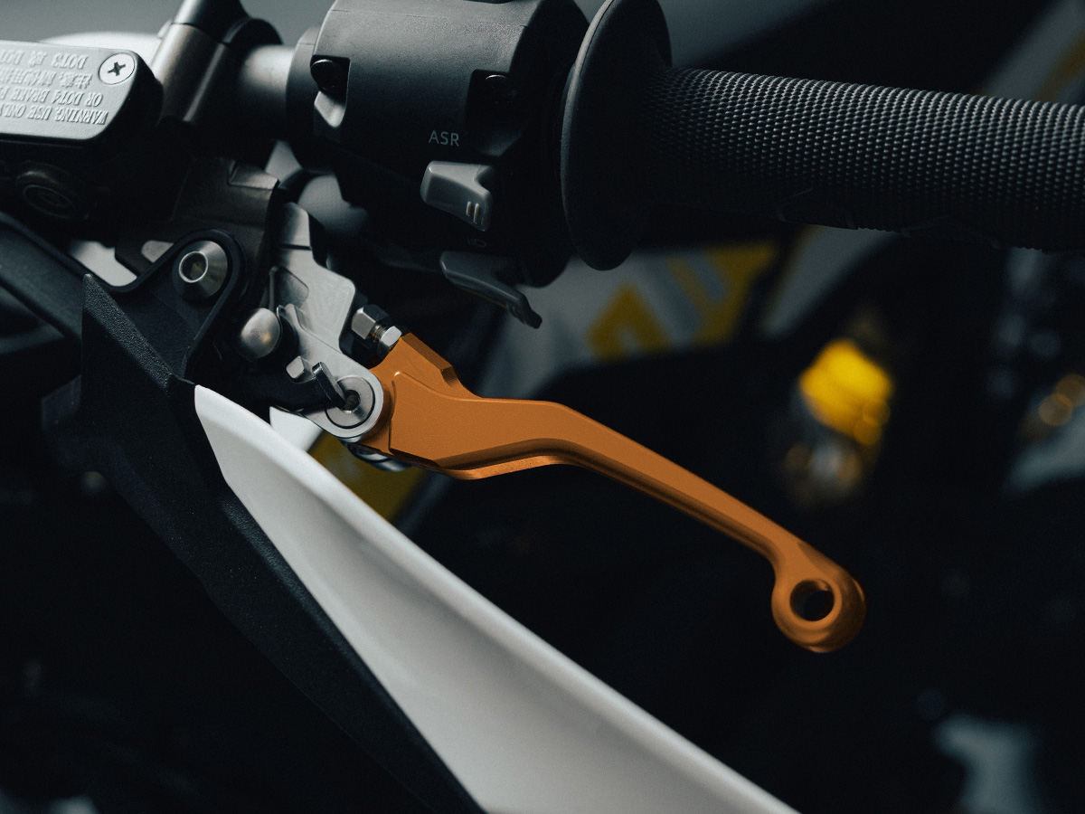 Full-E Charged Adjustable Brake Levers for Ultra bee Orange