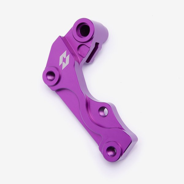 Full-E Charged Front Purple Brake Disc Bracket for 270mm Oversize Floating Brake Disc